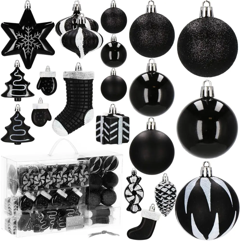 Springos CA0850 Christmas Tree Bauble Set - 77 Pieces Photo 4