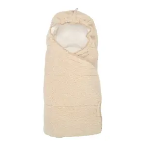 Baby blanket LODGER Wrapper Teddy Birch — swaddle-style sleep sack for infants