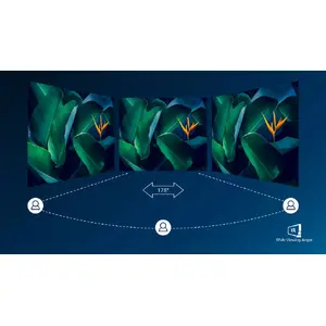 VA display delivers awesome images with wide viewing angles
