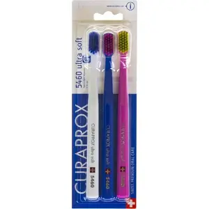 Toothbrush set Curaprox CS 5460 Ultra Soft K1 – 3 pieces, extra-fine bristles