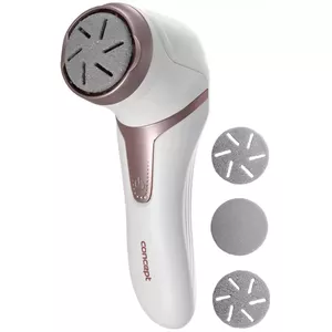 Foot pumice Concept PN3000 with built-in battery, Rose gold / White, 49.3×75.2×163.1 mm