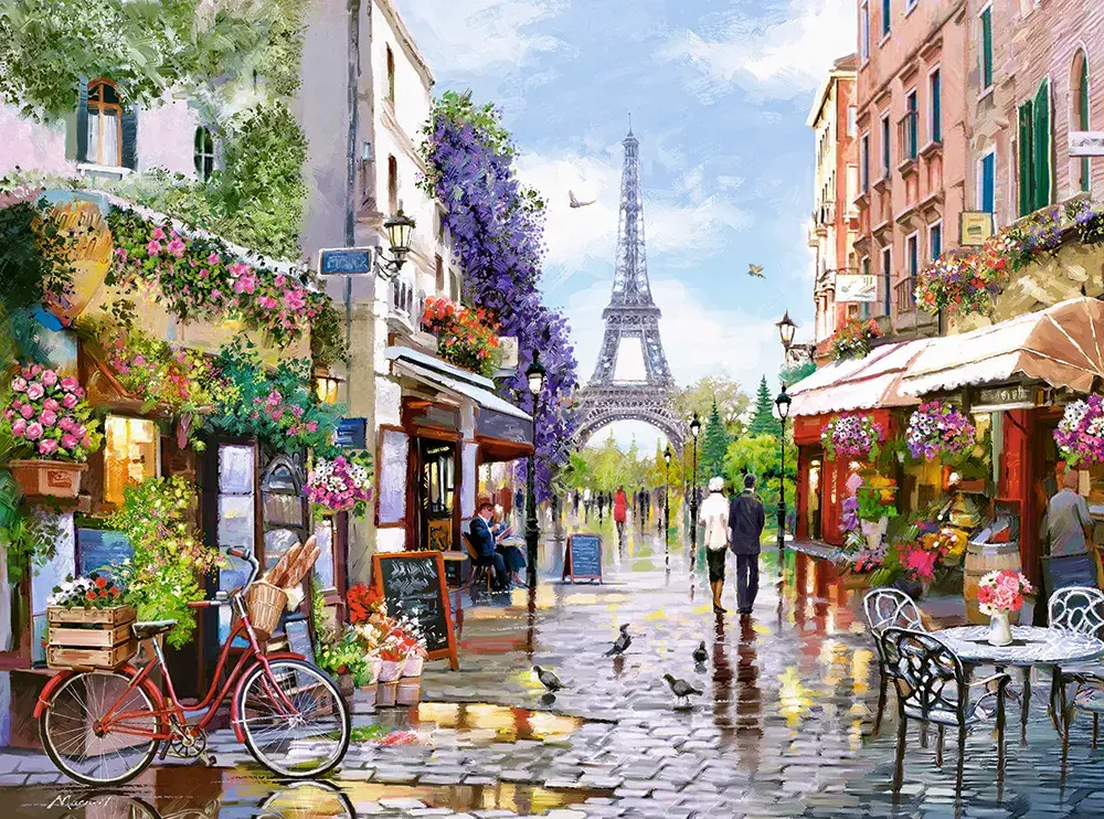 Castorland Flowering Paris puzle 3000 gab. Photo 2