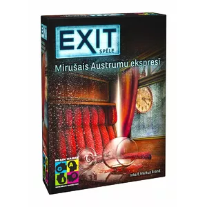 Galda spēle Brain Games EXiT The Deadly East Express — kooperatīvā izlaušanās galda spēle (puzle)
