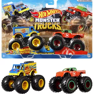 Hot Wheels Monster Trucks 1:64 Demo Doubles 2-Pk Ast 2022 Mix 2 - 21A