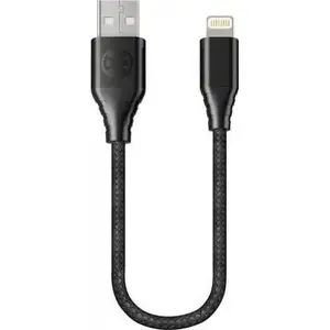 USB Lightning cable forever Core MFI 0.2 m 2.4 A, black