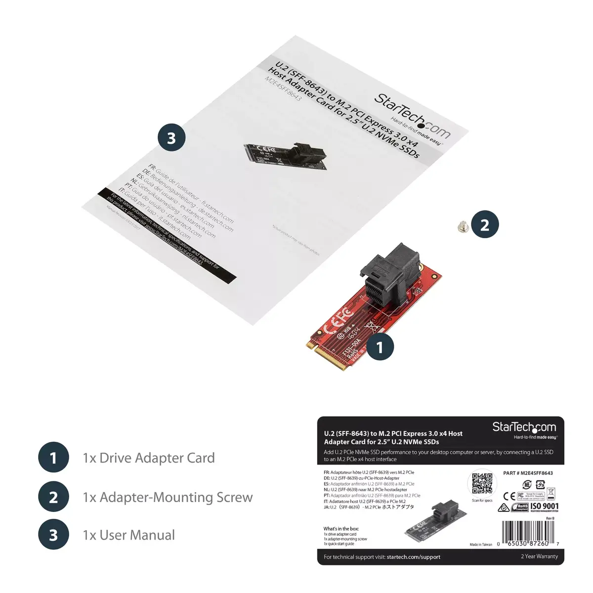 StarTech.com U.2 to M.2 PCI Express 3.0 x4 Host Adapter Photo 11