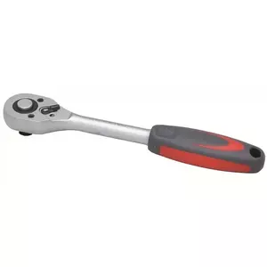 Reversible 1/4" Ratchet Wrench Proline CrV with Rubber Handle