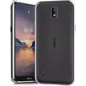 Fusion Ultra Back Case 0.3 mm Izturīgs Silikona Aizsargapvalks Priekš Nokia 1.3 Caurspīdīgs