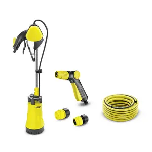 Садовый насос Karcher BP 1 Barrel Set со шлангом 15 м, 3800 л/ч, 400 Вт