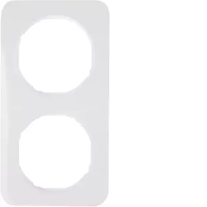 Wall Plate Berker 10122189 White Screwless Design