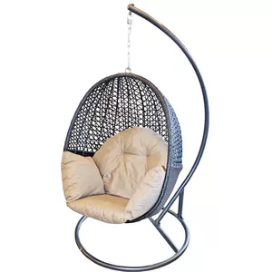 Кресло-качалка BESK Rattan 110x85x72 см с подушкой