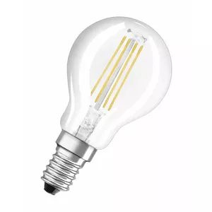 LEDvance LED spuldze P40 4W, E14 pamatne, filamenta stila, 4 W