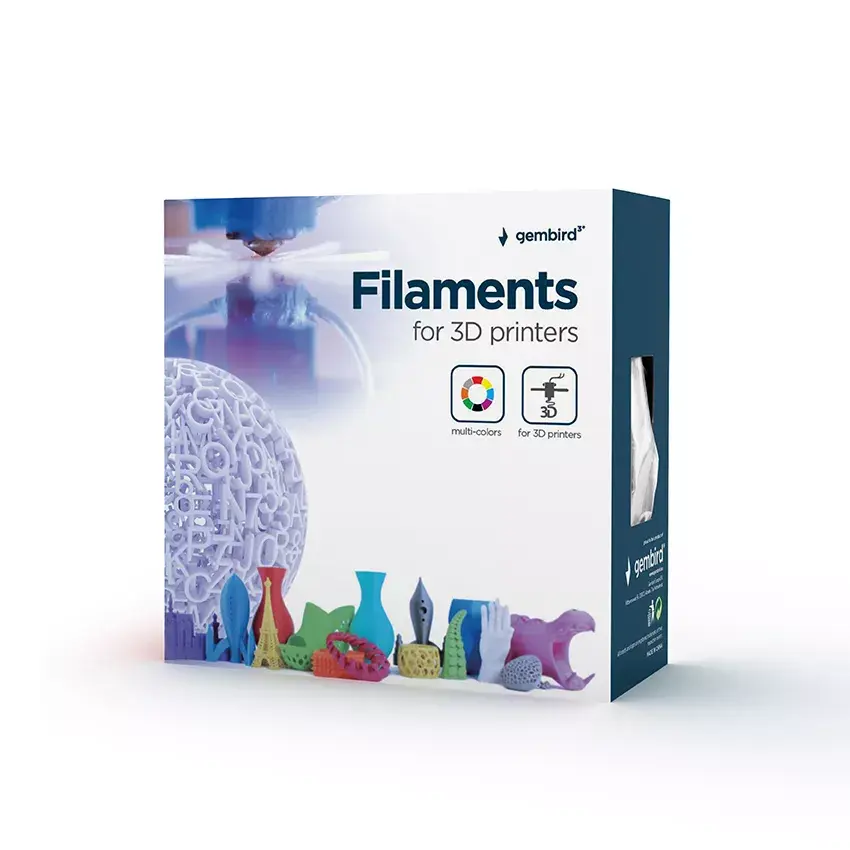 Материал для 3D печати Gembird 3DP-PLA1.75GE-01-BK Photo 2