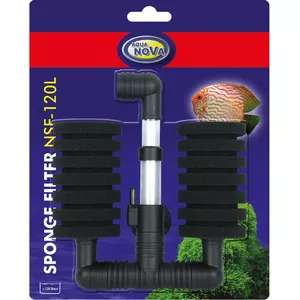 Aqua Nova NSF-120L TWO-CHAMBER SPONGE FILTER