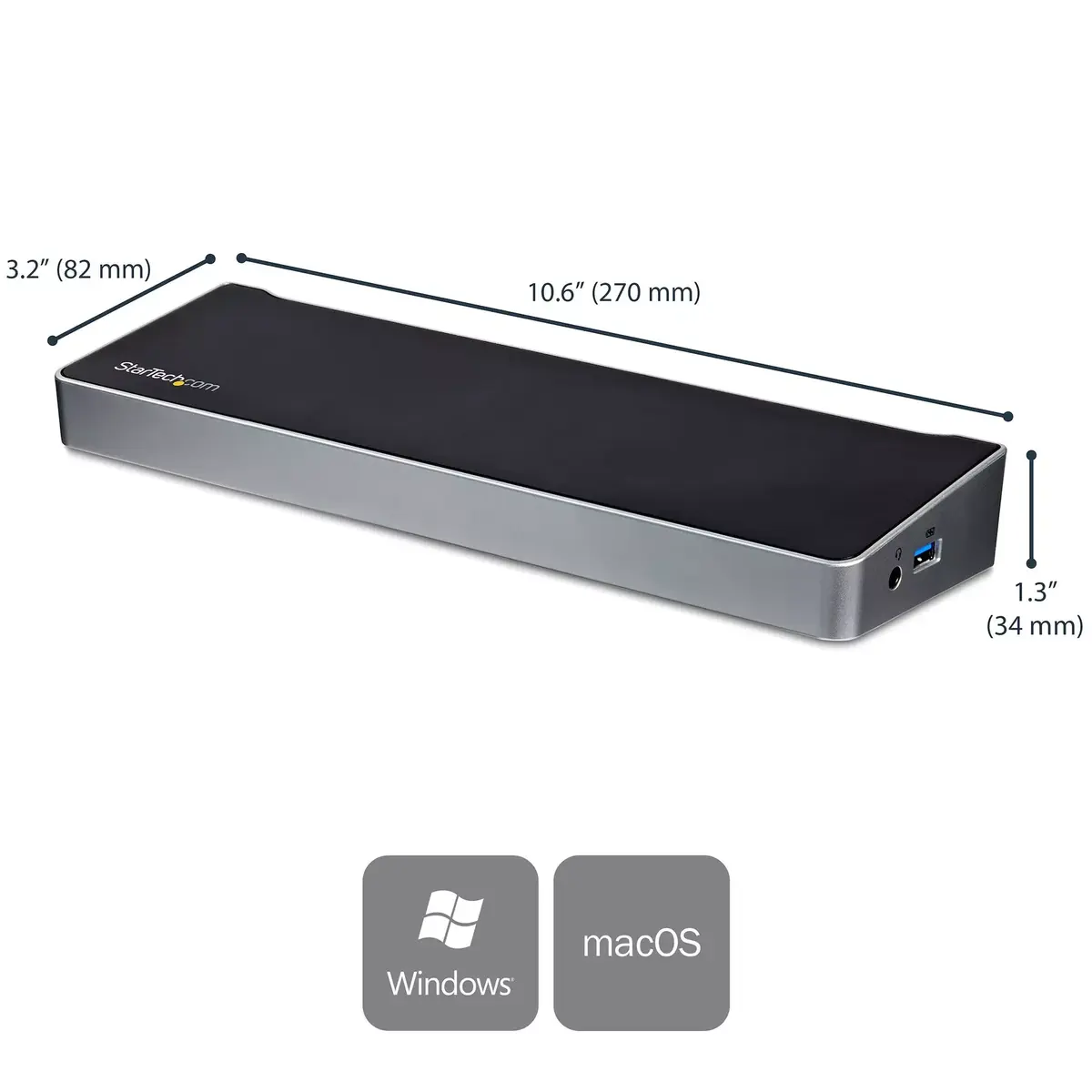 Docking Station StarTech.com Triple Monitor 4K USB-C Photo 2