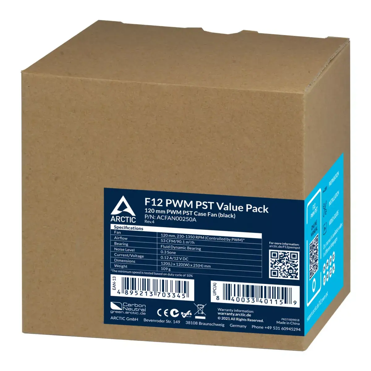 Fan ARCTIC F12 PWM PST Photo 4
