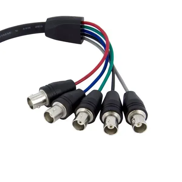 StarTech.com 1 pēda Coax HD15 VGA uz 5 BNC monitora kabelis Photo 2