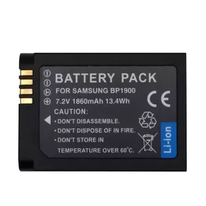 Battery extra digital BP1900 1860mAh, rechargeable lithium-ion for portable devices
