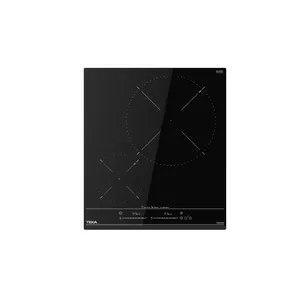 Built-in induction hob TEKA IZC 42400 MSP 2-zone 45 cm black, touch multislider, Ø280/Ø150 mm