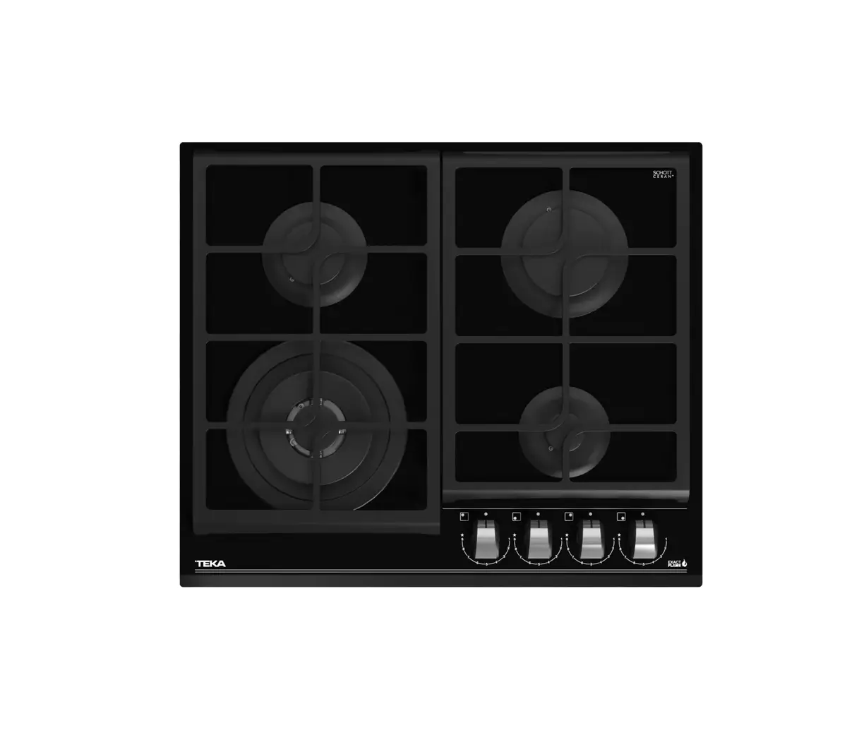 TEKA GZC 64320 XBC BK gas hob 4 zones Photo 2