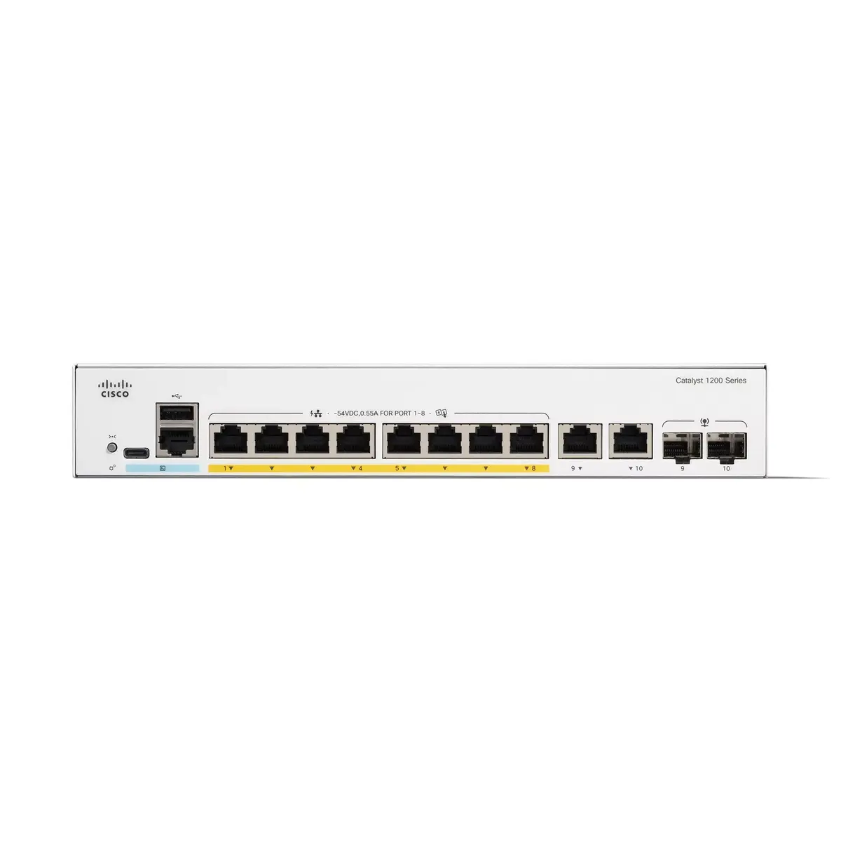 Pārvaldāms slēdzis Cisco Catalyst 1200-8FP-2G Photo 2