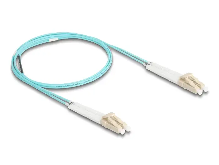 Optical Fiber Cable DeLOCK LC Duplex OM3 Photo 2