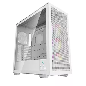 Deepcool Morpheus Mid-Tower datora korpuss/spēļu skapis - balts | Atbalstiet Mini-ITX/M-ATX/ATX/E-ATX | Iepriekš uzstādīts 1 × 420 mm ARGB sānu ventilators — R-MORPHEUS-WHAPA1-G-1