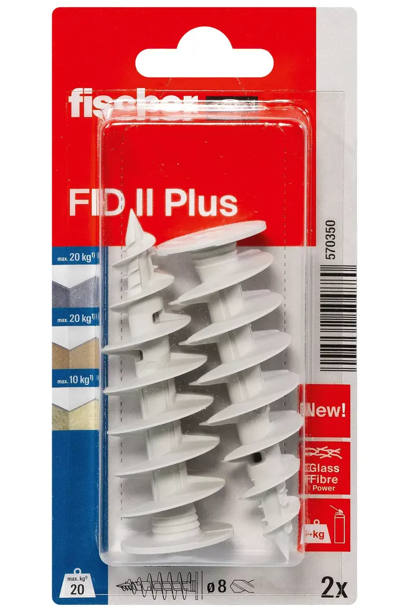 Fischer FID II Plus Siltumizolācijas dībeļi 80 mm Photo 2