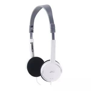 JVC Lightweight Headphones (White) Wired