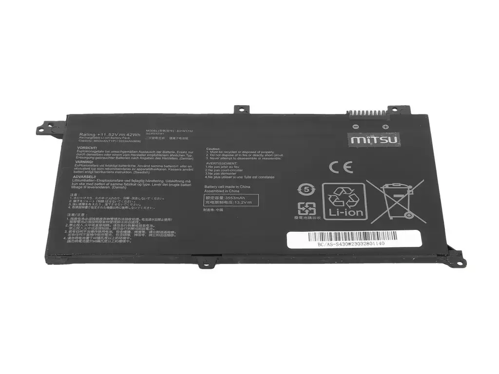 MITSU akumulators Asus B31N1732 Vivobook S430 X430U K430 Photo 3