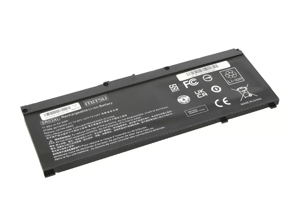 MITSU akumulators HP Gaming 15, 17 un OMEN 15-DC, 15-DX Photo 2