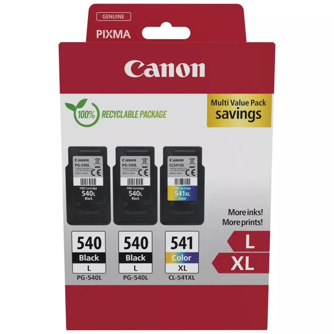 Kārtridžs Canon PG-540L x2/CL-541XL Melns un