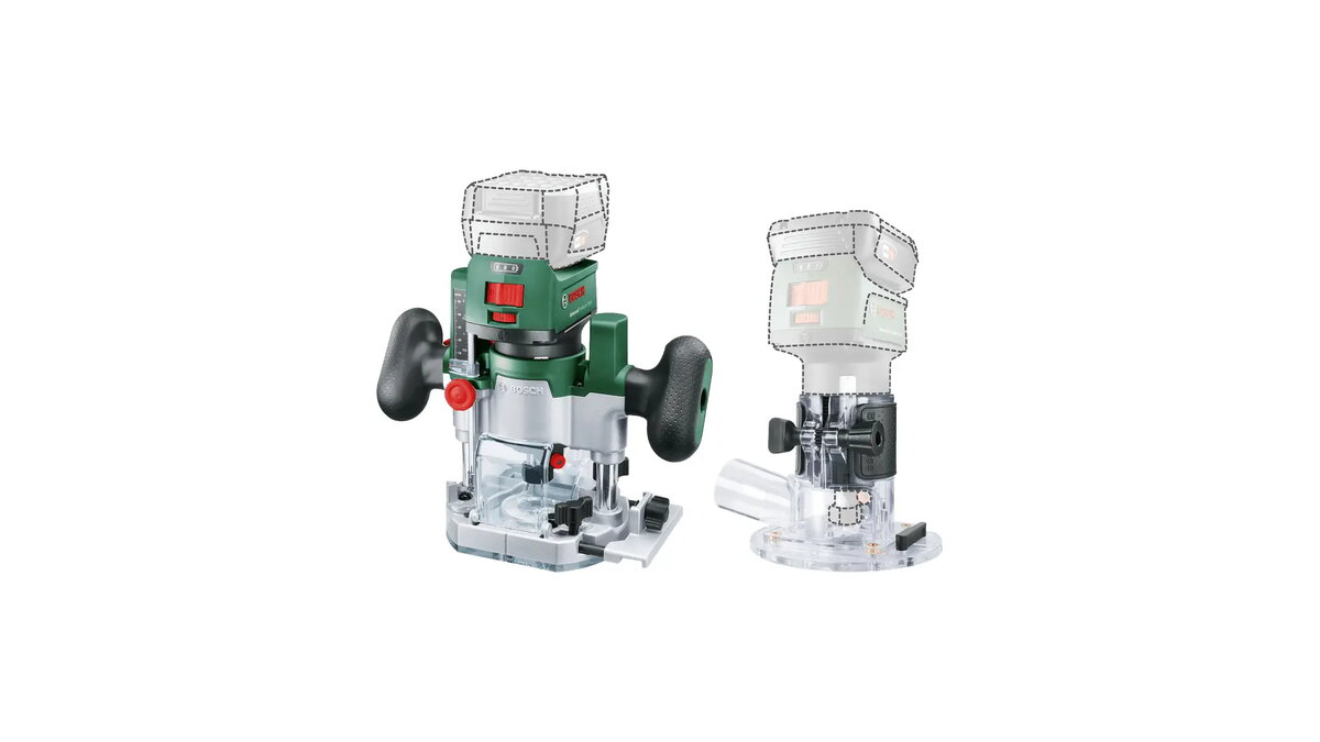 Bosch AdvancedTrimRouter 18V-8 Combi-Set Akumulatora frēze