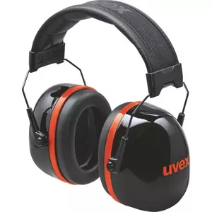 Uvex K30 Head-band Safety Goggles Black Red Construction
