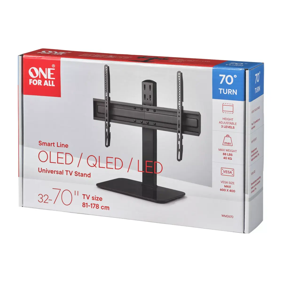 Table Top TV Stand One For All WM2670 Photo 10