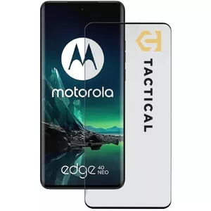 Защитное стекло Tactical для Motorola Edge 40 Neo — 5D, чёрное