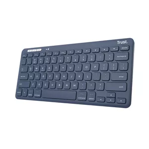 Мини-клавиатура TRUST Lyra — RF Wireless + Bluetooth, QWERTY US English, синий