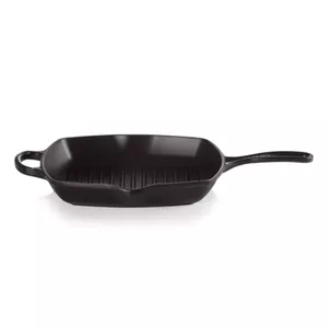 Grill Pan Le Creuset Signature Square 26 cm, satin black, cast iron, enamel finish