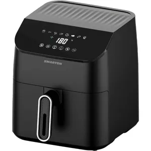 Gaisa fritieris Smarton FR450, 4,5 L tilpums, 1500 W, temperatūra 80–200 °C, taimeris 60 min