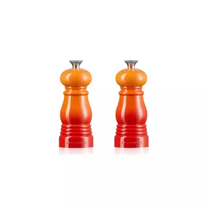 Набор мельниц для соли и перца Le Creuset 11 см оранжевый, ручной керамический механизм