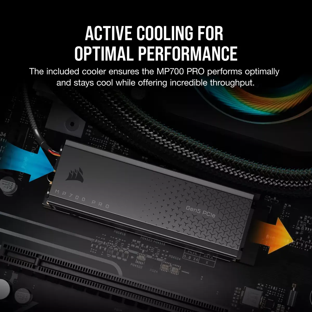 SSD диск Corsair 1 ТБ MP700 PRO Photo 9