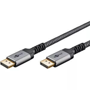 Goobay DisplayPort cable 65264 1 m Grey Connector 1 DisplayPort Connector 2 DisplayPort