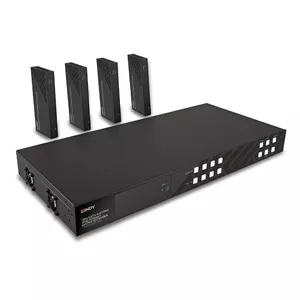 AV transmitter & receiver Lindy 150m Cat.6 4x4 HDMI 4K60 HDBaseT Matrix Extender