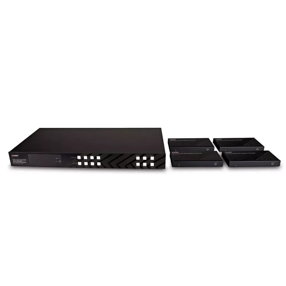 AV transmitter & receiver Lindy 150m Cat.6 4x4 HDMI 4K60 Photo 5