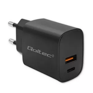 Сетевой адаптер QOLTEC 52377 GaN 30 Вт выход 5–20 В для портативных устройств