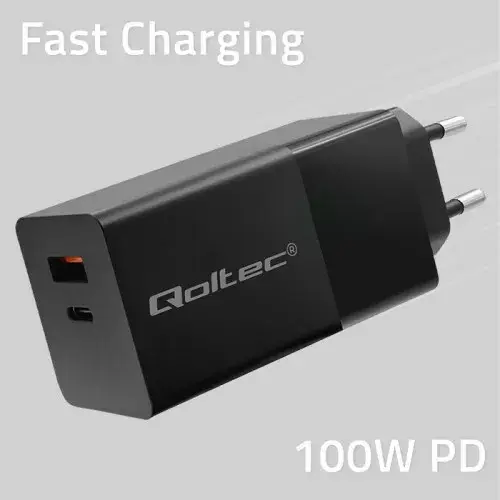 QOLTEC 52382 100W iekštelpu lādētājs Photo 3