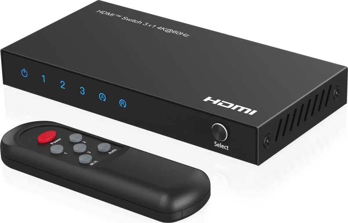 MicroConnect MC-HDMISWITCH0301-4K video slēdzis Photo 7