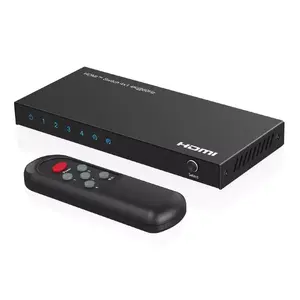 Video switch MicroConnect MC-HDMISWITCH0401-4K 4K 60Hz Metal Black