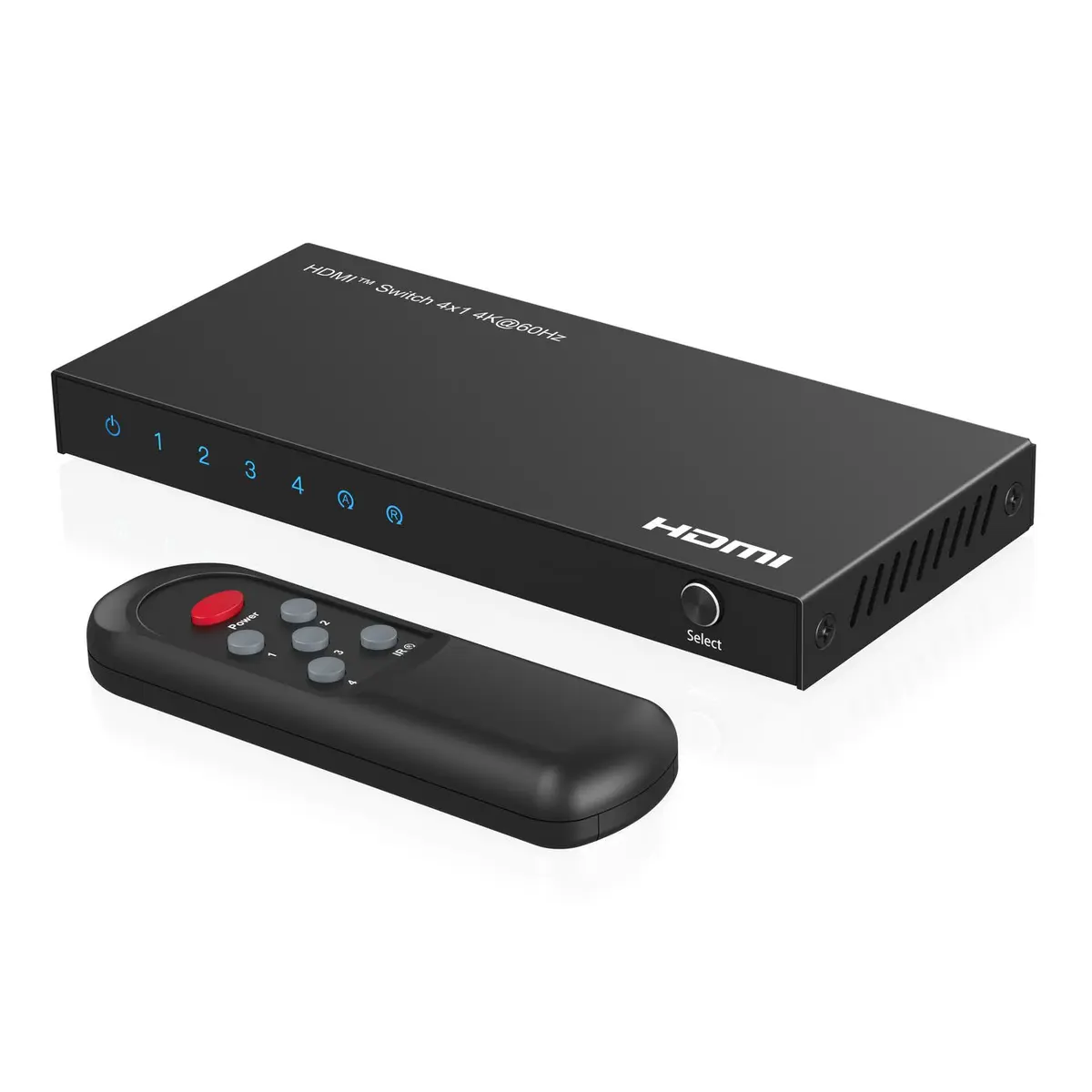 MicroConnect MC-HDMISWITCH0401-4K Video Slēdzis 4x1 4K@60Hz