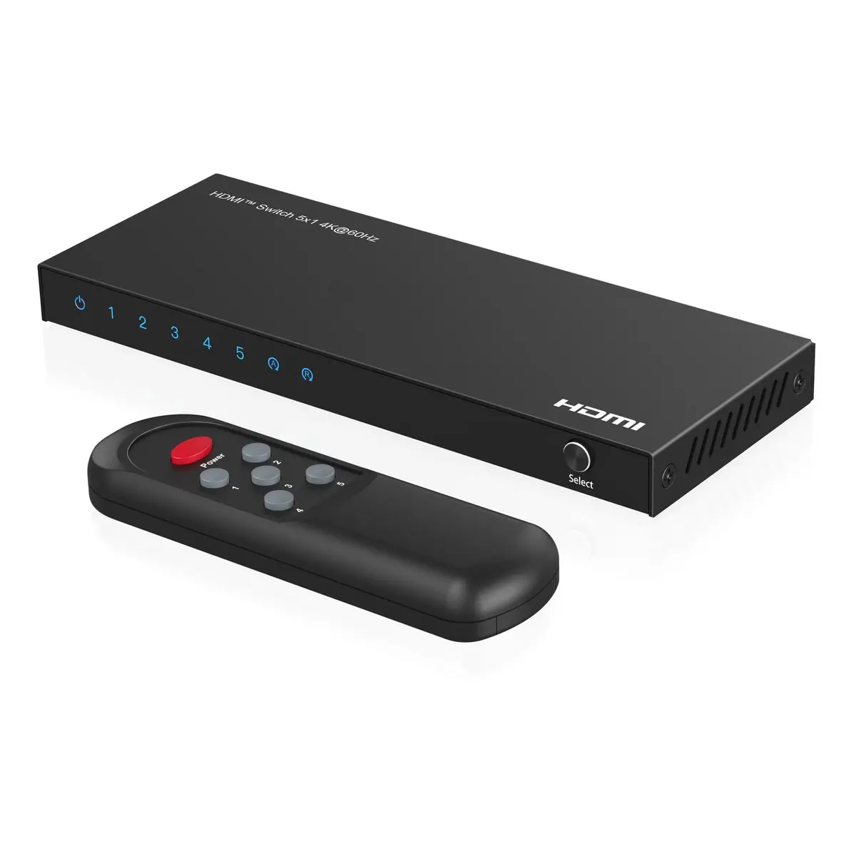 Video slēdzis MicroConnect MC-HDMISWITCH0501-4K 5x1 HDMI